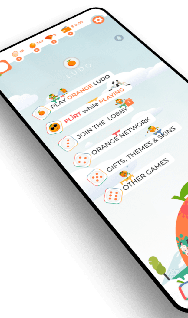 ORANGE
LUDO background